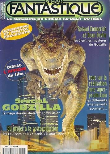 ECRAN FANTASTIQUE | L magazine side cover Issue 177 September 1998