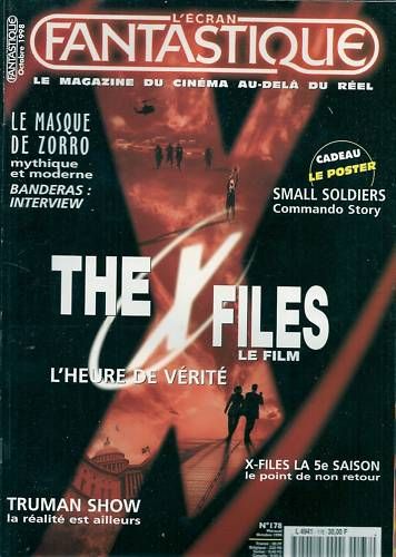 ECRAN FANTASTIQUE | L magazine side cover Issue 178 October 1998