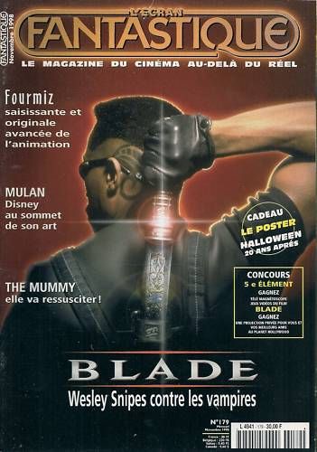 ECRAN FANTASTIQUE | L magazine side cover Issue 179 November 1998