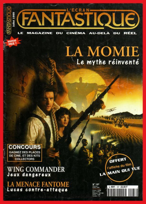 ECRAN FANTASTIQUE | L magazine side cover Issue 187 July 1999