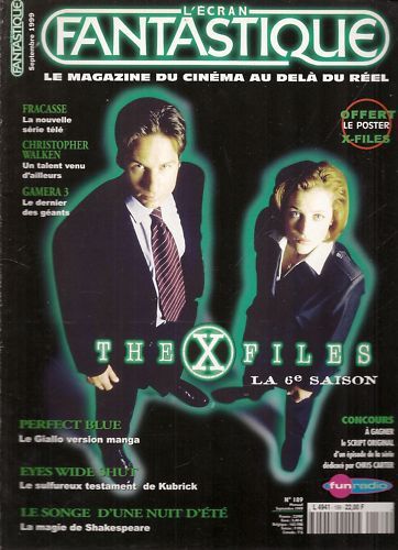 ECRAN FANTASTIQUE | L magazine side cover Issue 189 September 1999