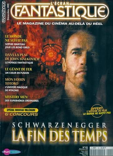 ECRAN FANTASTIQUE | L magazine side cover Issue 192 December 1999