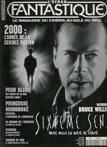 ECRAN FANTASTIQUE | L magazine side cover Issue 193 January 2000