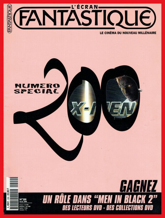 ECRAN FANTASTIQUE | L magazine side cover Issue 200 August 2000