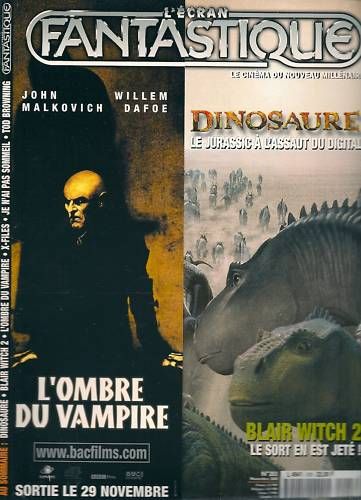 ECRAN FANTASTIQUE | L magazine side cover Issue 203 November 2000