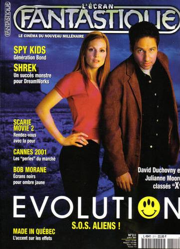 ECRAN FANTASTIQUE | L magazine side cover Issue 211 July 2001