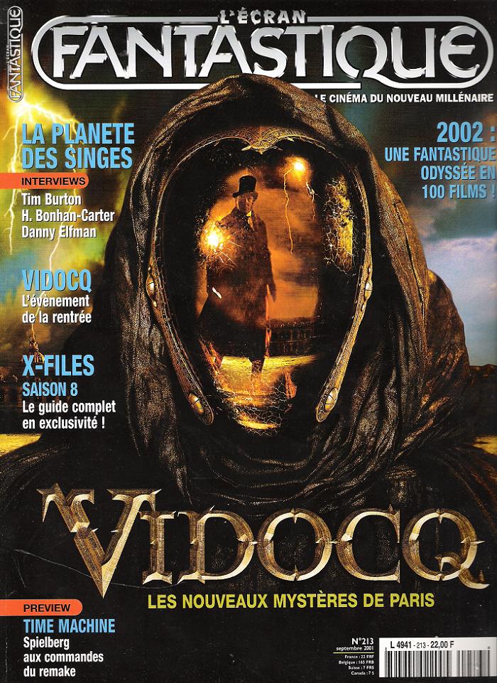 ECRAN FANTASTIQUE | L magazine side cover Issue 213 September 2001