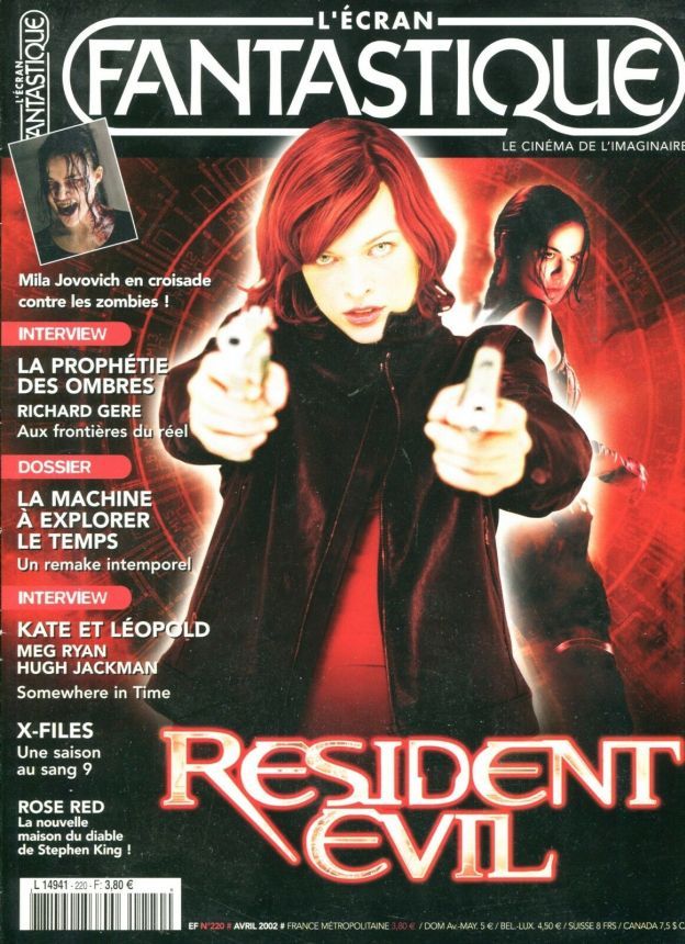 ECRAN FANTASTIQUE | L magazine side cover Issue 220 April 2002