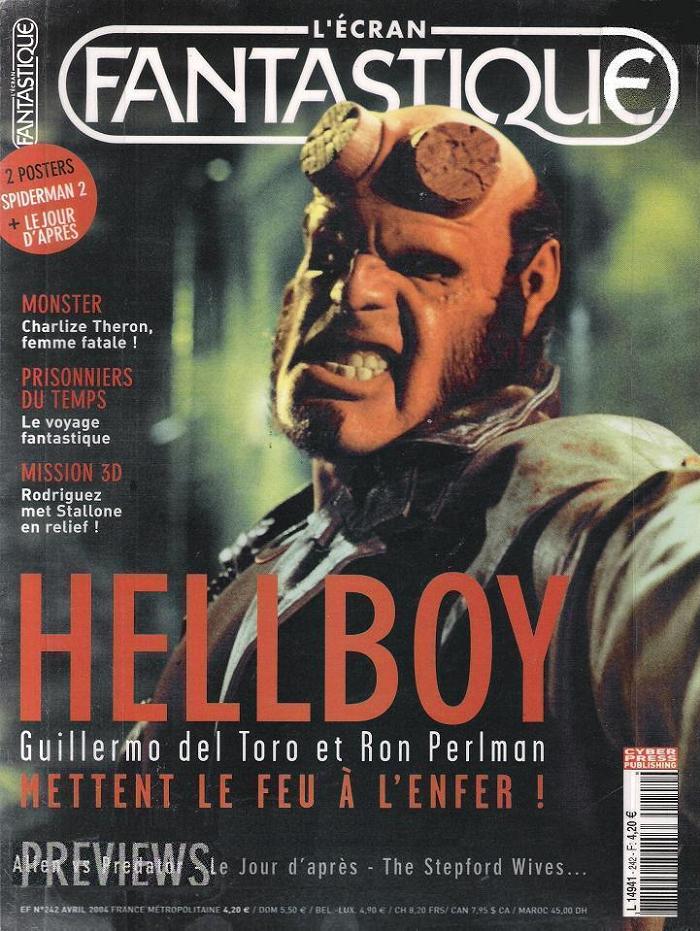ECRAN FANTASTIQUE | L magazine side cover Issue 242 April 2004