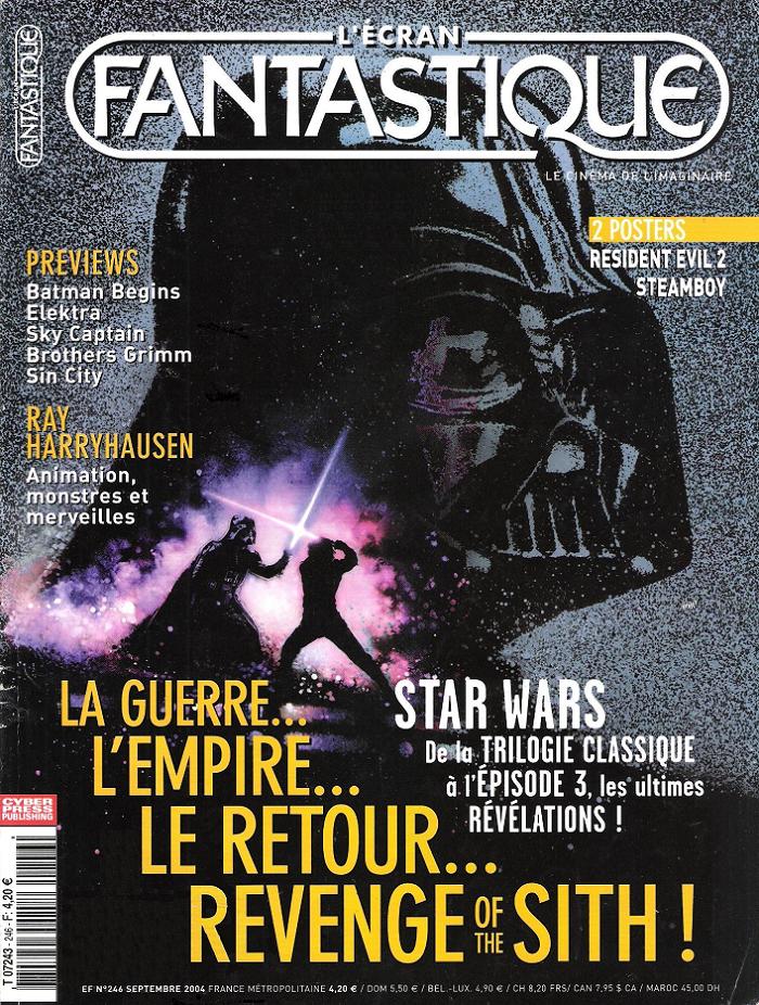 ECRAN FANTASTIQUE | L magazine side cover Issue 246 September 2004