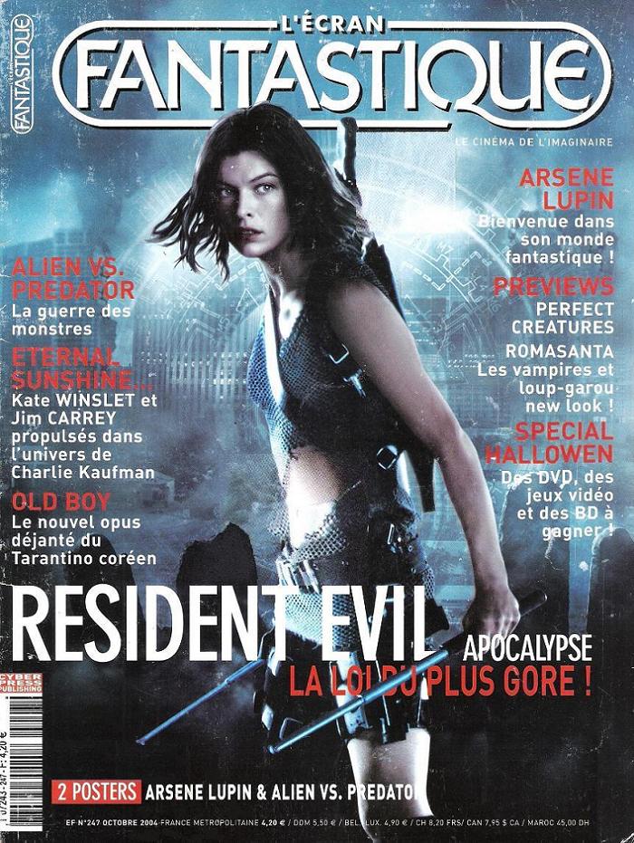 ECRAN FANTASTIQUE | L magazine side cover Issue 247 October 2004