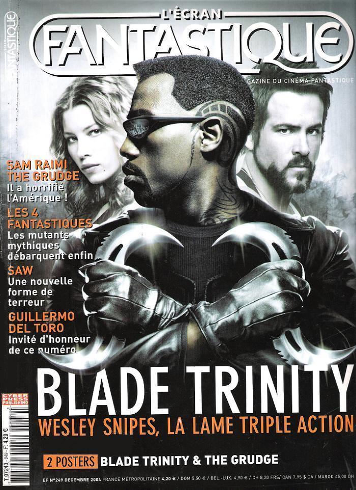 ECRAN FANTASTIQUE | L magazine side cover Issue 249 December 2004