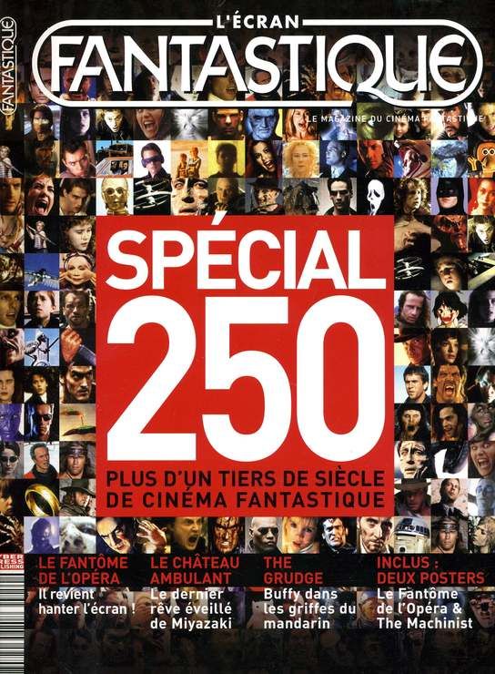 ECRAN FANTASTIQUE | L magazine side cover Issue 250 January 2005