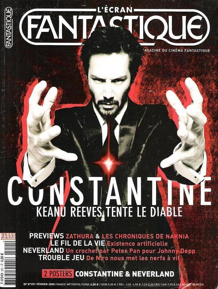 ECRAN FANTASTIQUE | L magazine side cover Issue 251 February 2005