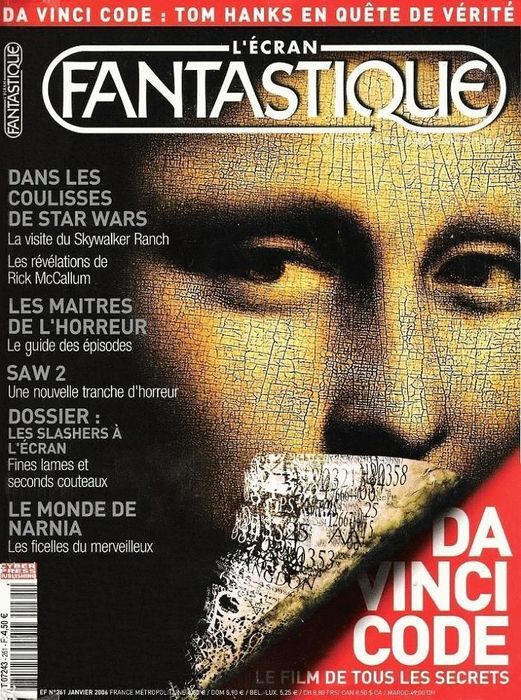 ECRAN FANTASTIQUE | L magazine side cover Issue 261 January 2006