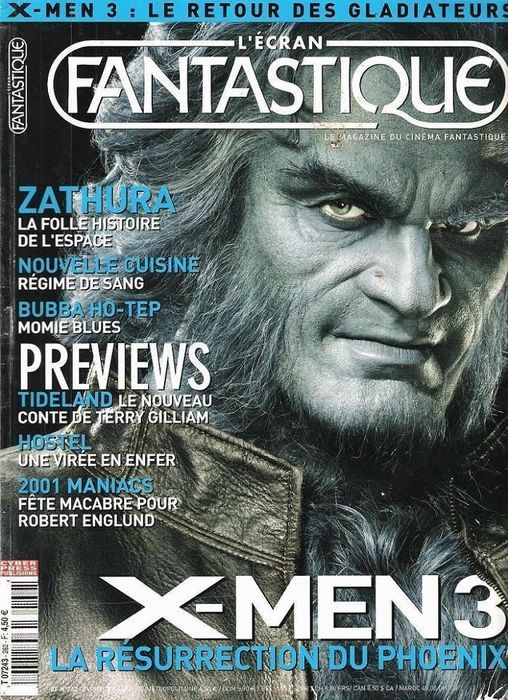 ECRAN FANTASTIQUE | L magazine side cover Issue 262 February 2006