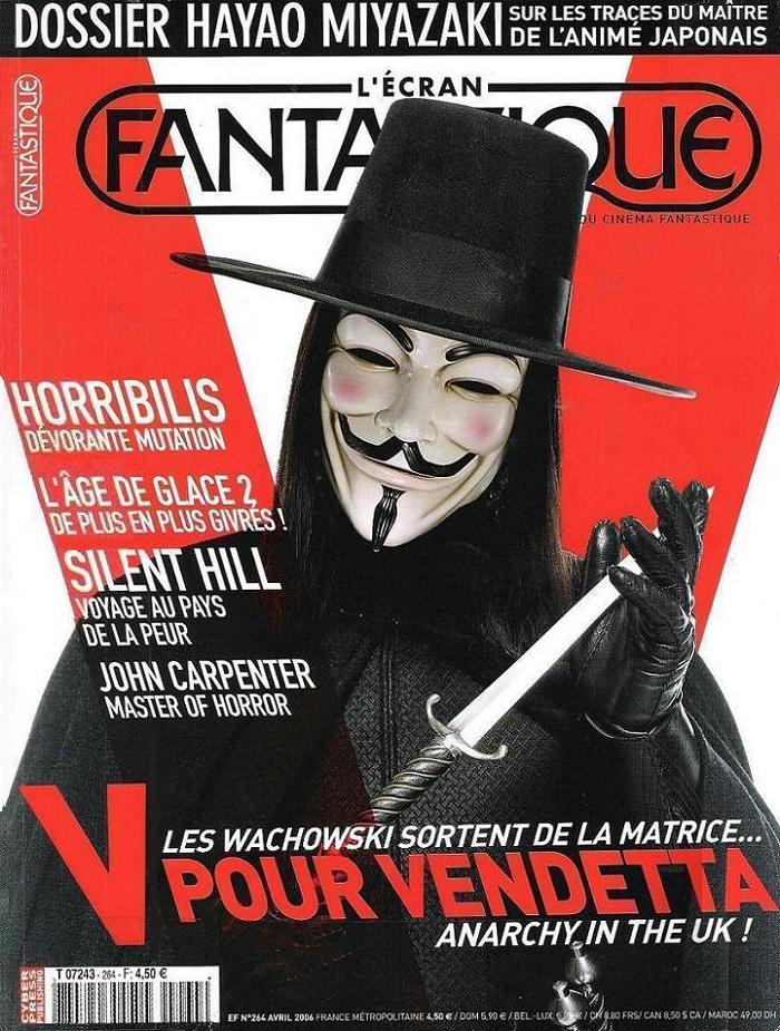 ECRAN FANTASTIQUE | L magazine side cover Issue 264 April 2006