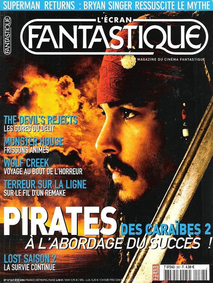 ECRAN FANTASTIQUE | L magazine side cover Issue 267 July/August 2006