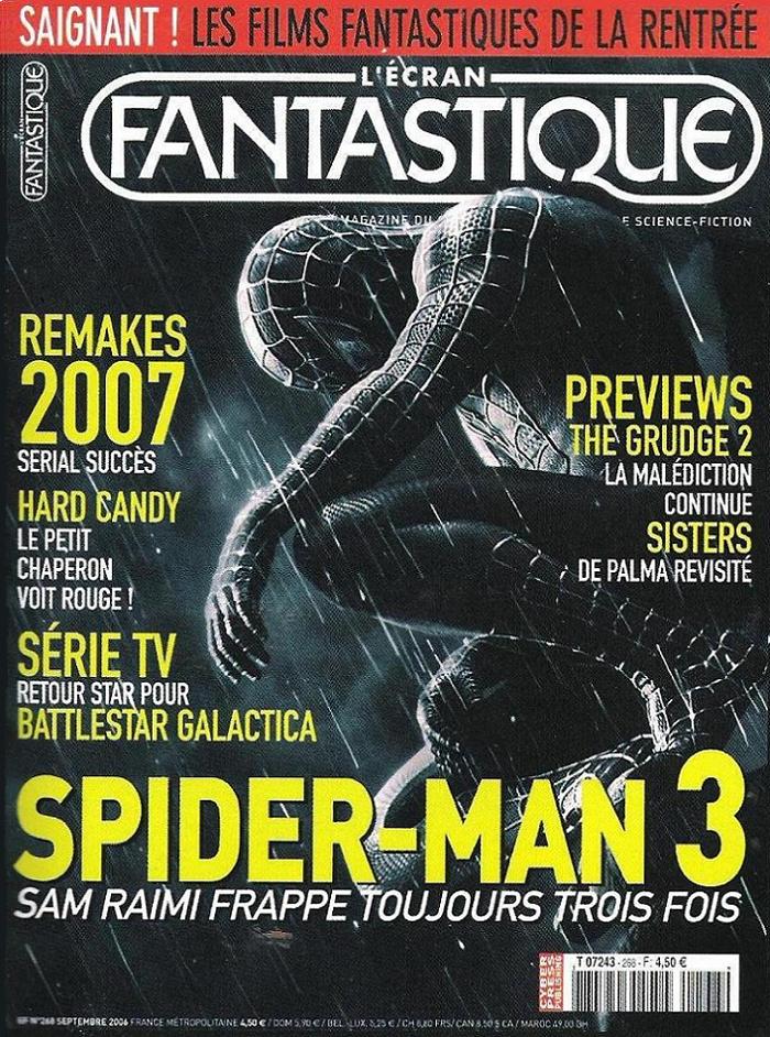 ECRAN FANTASTIQUE | L magazine side cover Issue 268 September 2006