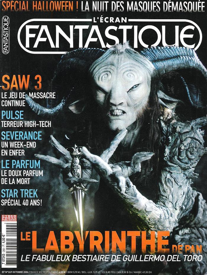 ECRAN FANTASTIQUE | L magazine side cover Issue 269 October 2006
