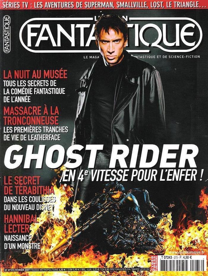 ECRAN FANTASTIQUE | L magazine side cover Issue 273 February 2007