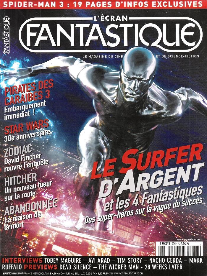 ECRAN FANTASTIQUE | L magazine side cover Issue 276 May 2007