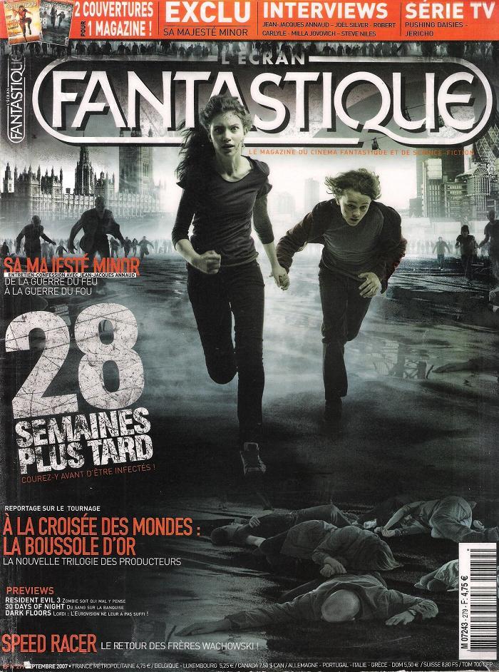 ECRAN FANTASTIQUE | L magazine side cover Issue 279 September 2007