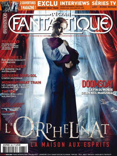 ECRAN FANTASTIQUE | L magazine side cover Issue 285 March 2008