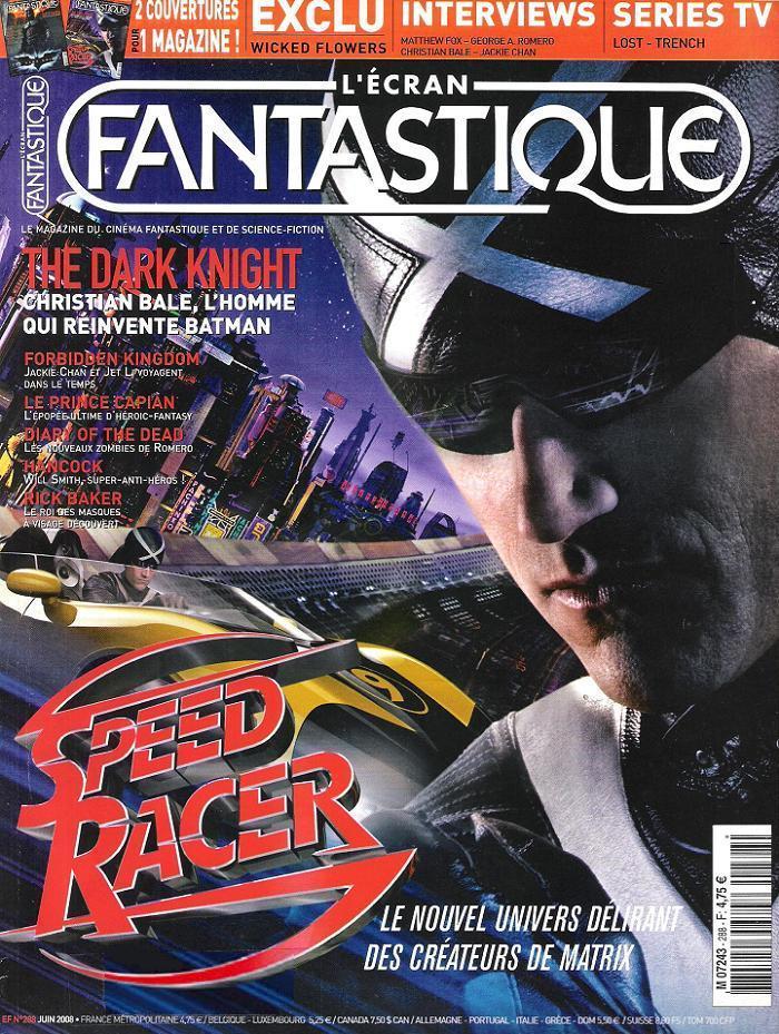 ECRAN FANTASTIQUE | L magazine side cover Issue 288 June 2008