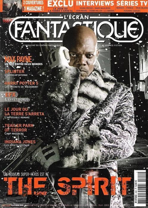 ECRAN FANTASTIQUE | L magazine side cover Issue 292 November 2008