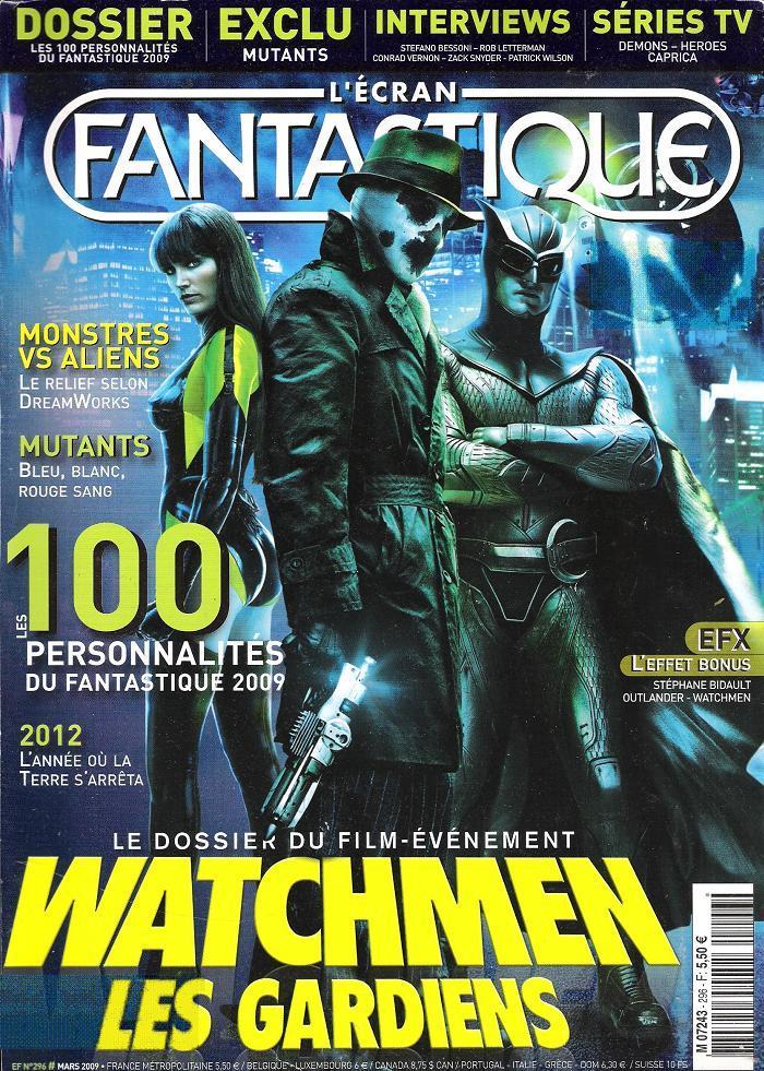 ECRAN FANTASTIQUE | L magazine side cover Issue 296 March 2009