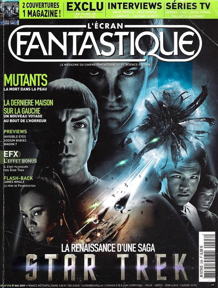 ECRAN FANTASTIQUE | L magazine side cover Issue 298 May 2009