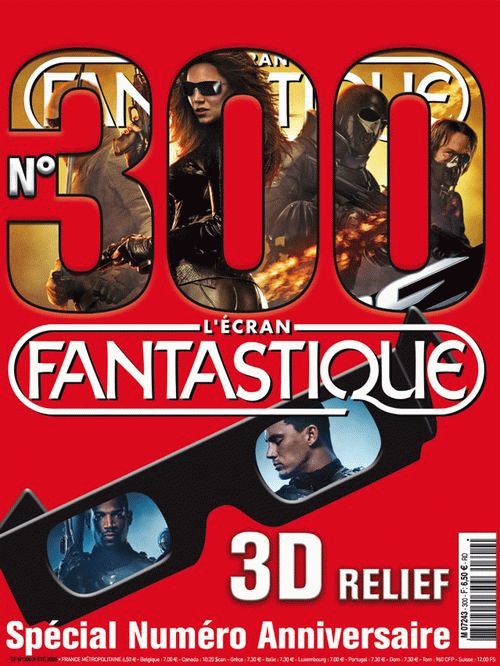 ECRAN FANTASTIQUE | L magazine side cover Issue 300 July/August 2009