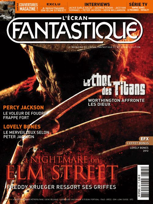 ECRAN FANTASTIQUE | L magazine side cover Issue 305 January 2010