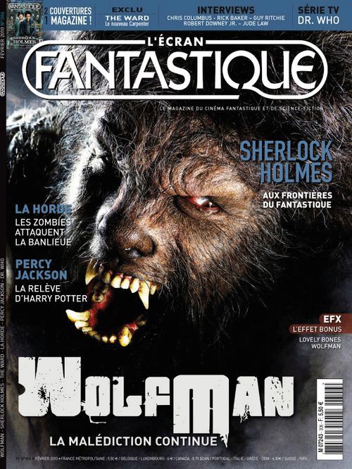 ECRAN FANTASTIQUE | L magazine side cover Issue 306 February 2010