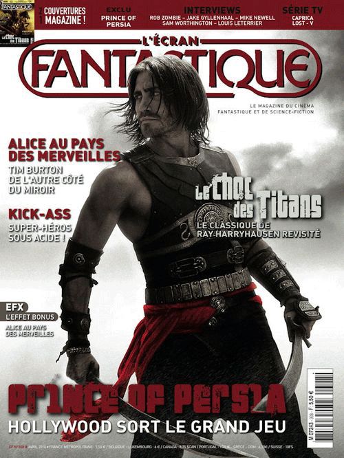 ECRAN FANTASTIQUE | L magazine side cover Issue 308 April 2010