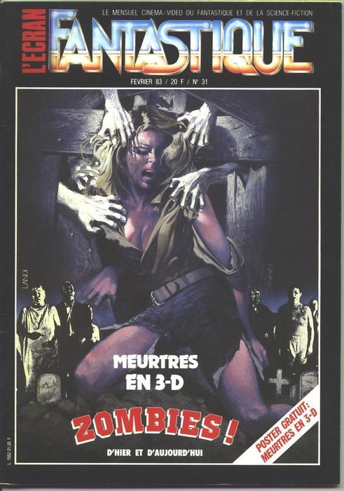 ECRAN FANTASTIQUE | L magazine side cover Issue 31  1983