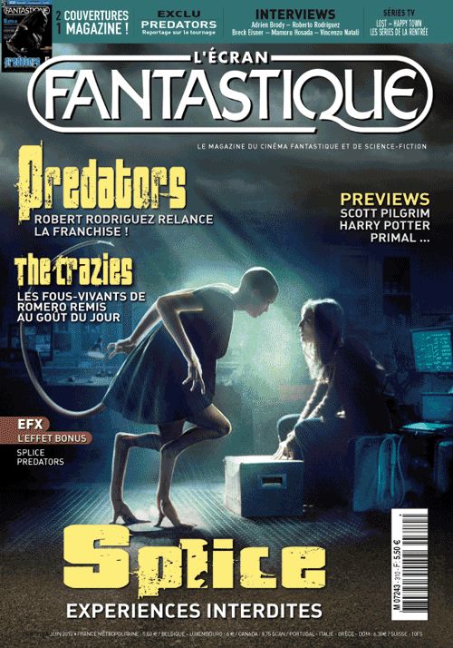 ECRAN FANTASTIQUE | L magazine side cover Issue 310 June 2010