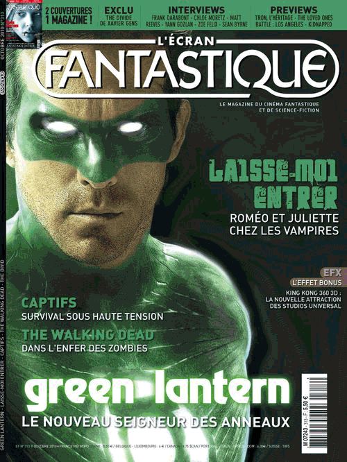ECRAN FANTASTIQUE | L magazine side cover Issue 313 October 2010