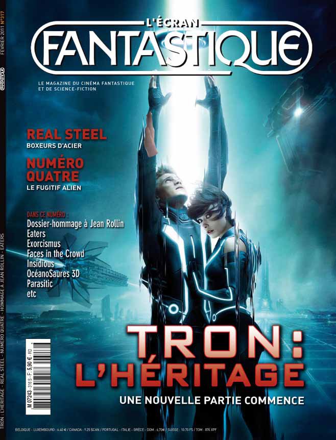 ECRAN FANTASTIQUE | L magazine side cover Issue 317 February 2011