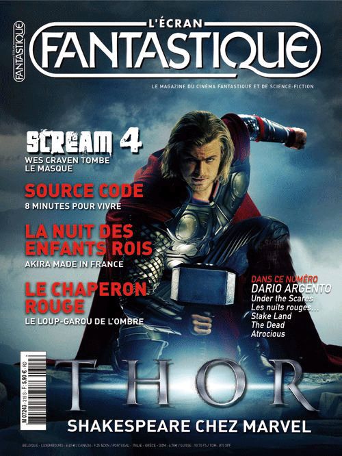ECRAN FANTASTIQUE | L magazine side cover Issue 319 April 2011