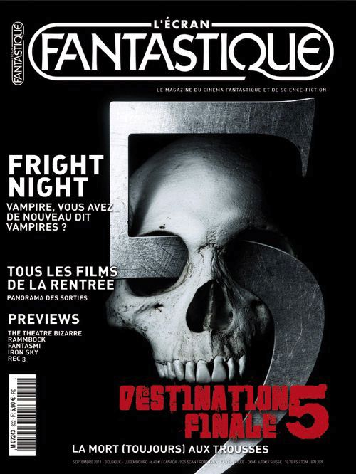 ECRAN FANTASTIQUE | L magazine side cover Issue 323 September 2011
