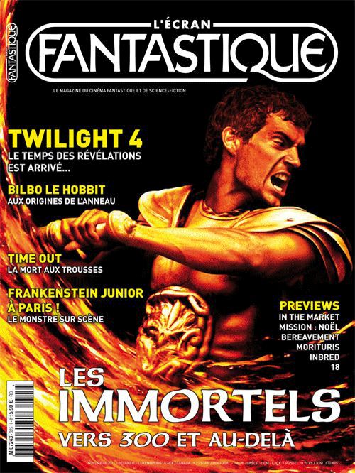 ECRAN FANTASTIQUE | L magazine side cover Issue 325 November 2011