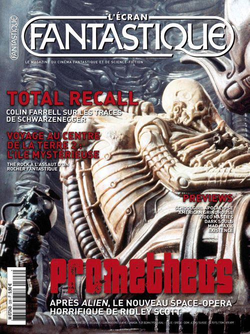 ECRAN FANTASTIQUE | L magazine side cover Issue 326 December 2011