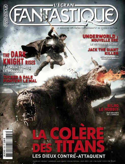 ECRAN FANTASTIQUE | L magazine side cover Issue 328 February 2012