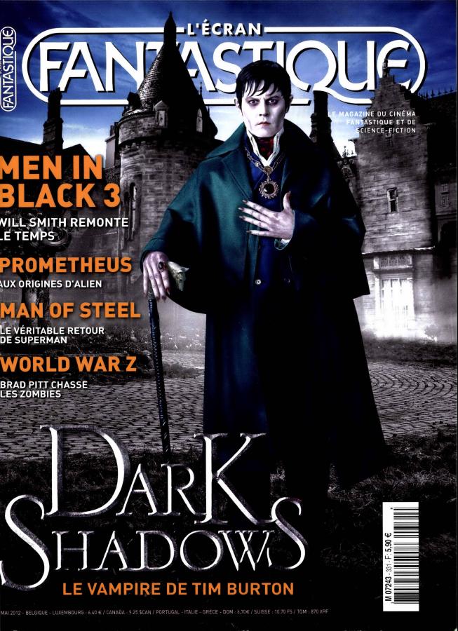ECRAN FANTASTIQUE | L magazine side cover Issue 331 May 2012