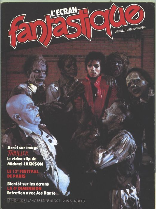 ECRAN FANTASTIQUE | L magazine side cover Issue 41 January 1984