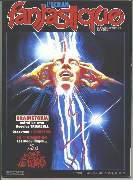 ECRAN FANTASTIQUE | L magazine side cover Issue 42 February 1984