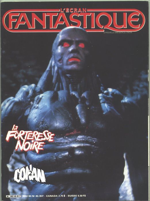 ECRAN FANTASTIQUE | L magazine side cover Issue 45 May 1984