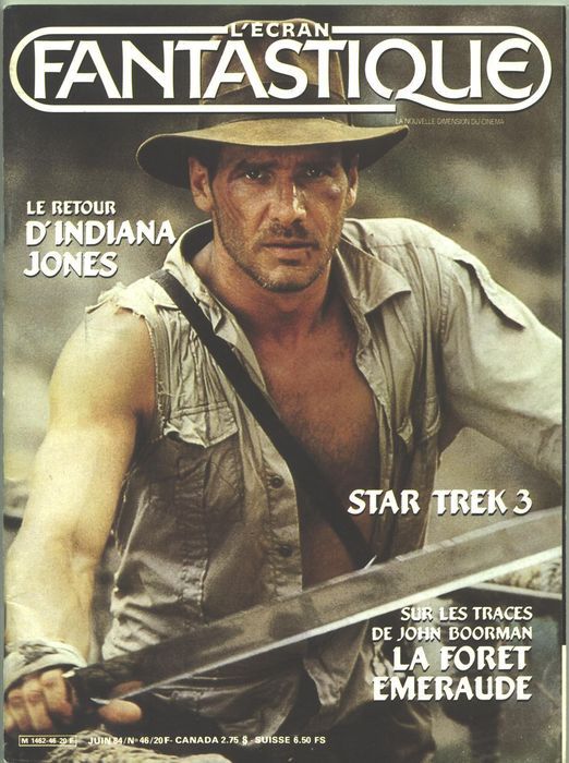 ECRAN FANTASTIQUE | L magazine side cover Issue 46 June 1984